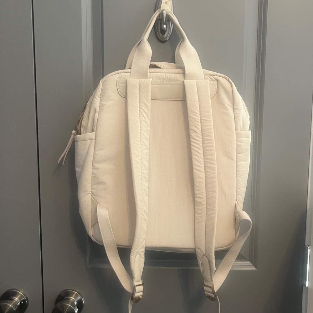 Universal Thread Cream Quilted Backpack - image 3